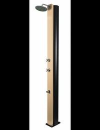 CROSS Doccia Solare Piscina Beige con Risciacquo Piedi - 40L