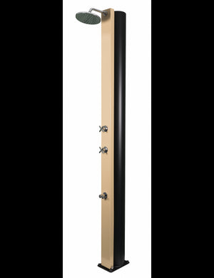 CROSS Doccia Solare Piscina Beige con Risciacquo Piedi - 40L