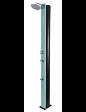 CROSS Blue Solar Doccia per piscina con risciacquo dei piedi - 40L