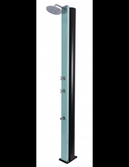 CROSS Blue Solar Doccia per piscina con risciacquo dei piedi - 40L