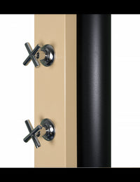 CROSS Doccia Solare Piscina Beige con Risciacquo Piedi - 40L