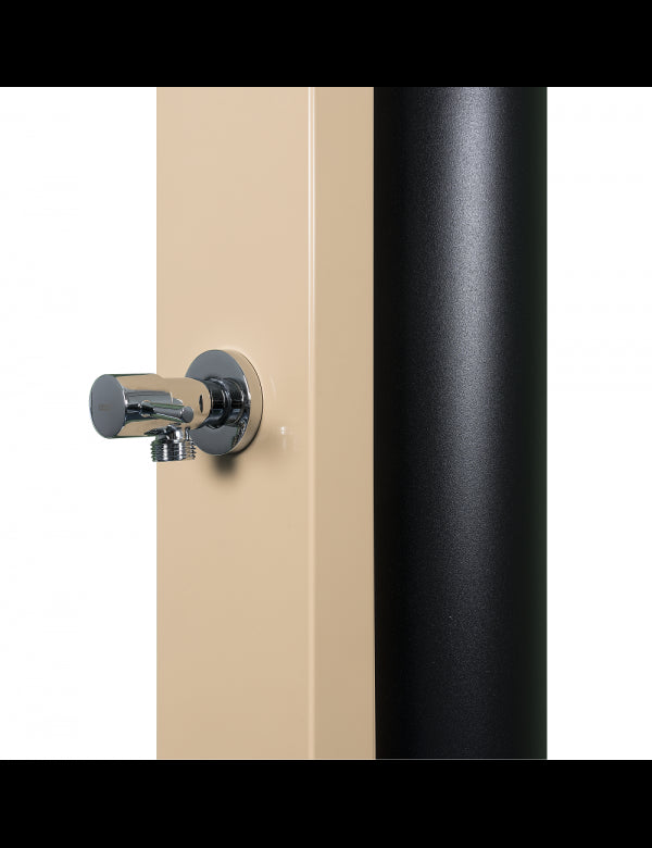 CROSS Doccia Solare Piscina Beige con Risciacquo Piedi - 40L