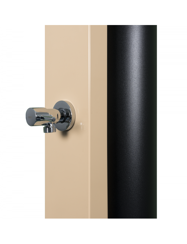 CROSS Doccia Solare Piscina Beige con Risciacquo Piedi - 40L