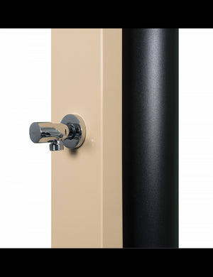 CROSS Doccia Solare Piscina Beige con Risciacquo Piedi - 40L