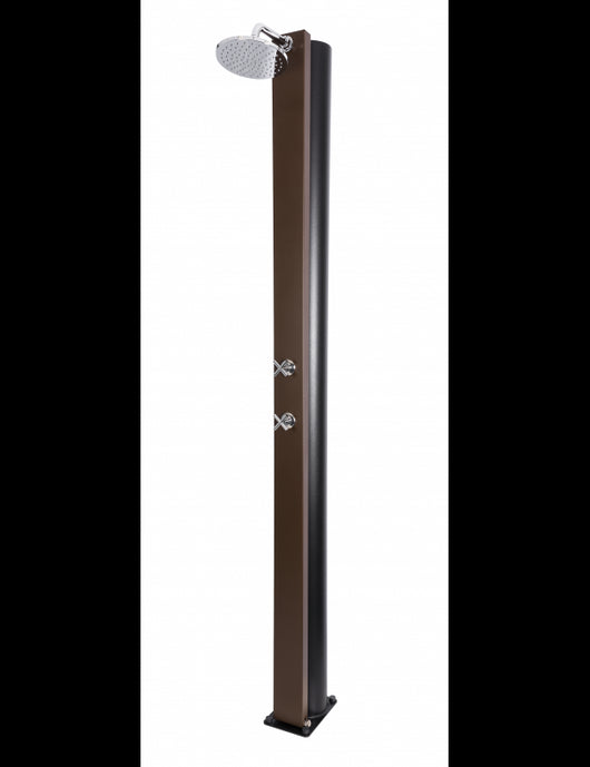 CROSS Doccia Solare per Piscina Rustico Marrone - 40L