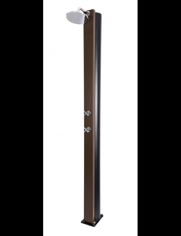 CROSS Doccia Solare per Piscina Rustico Marrone - 40L