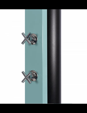 CROSS Doccia Solare Piscina Blu - 40L