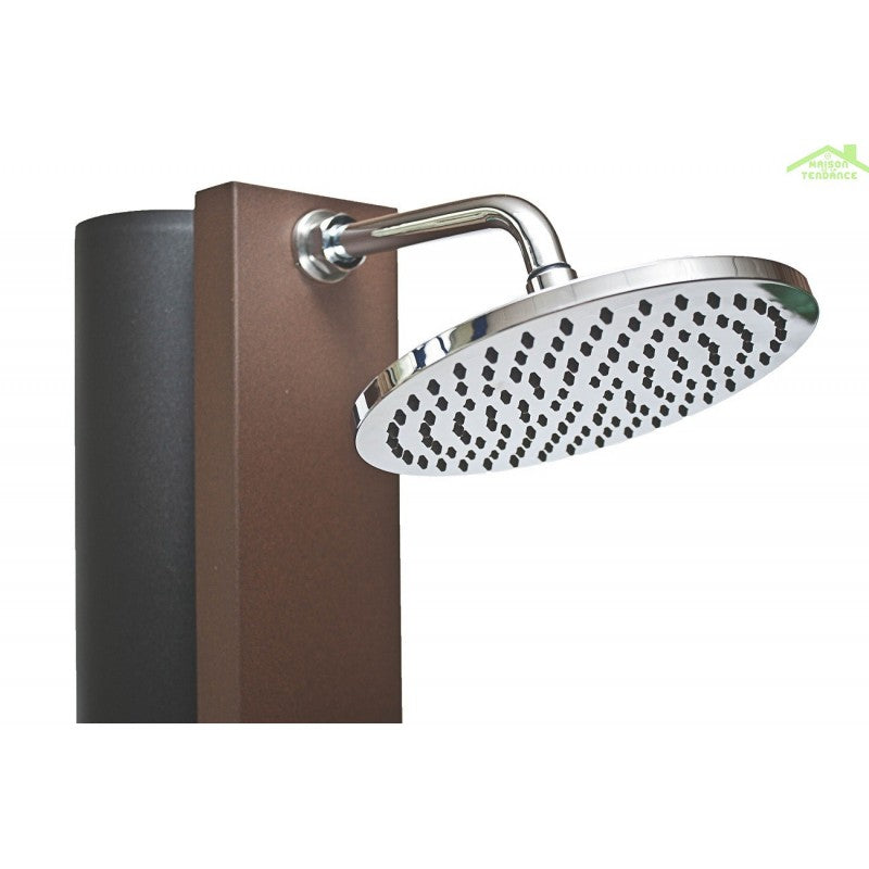 CROSS Doccia Solare per Piscina Rustico Marrone - 40L