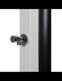 Doccia solare bianca per piscina con risciacquo dei piedi - 30L