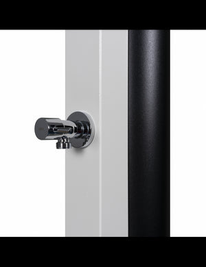 Doccia solare bianca per piscina con risciacquo dei piedi - 30L