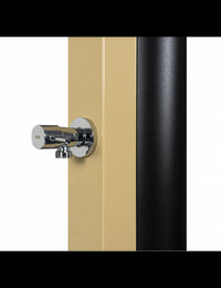 Doccia solare beige per piscina - con risciacquo dei piedi - 30L