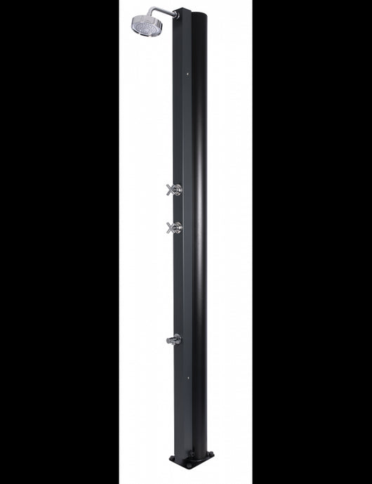 Doccia solare grigia per piscina con risciacquo dei piedi - 30L