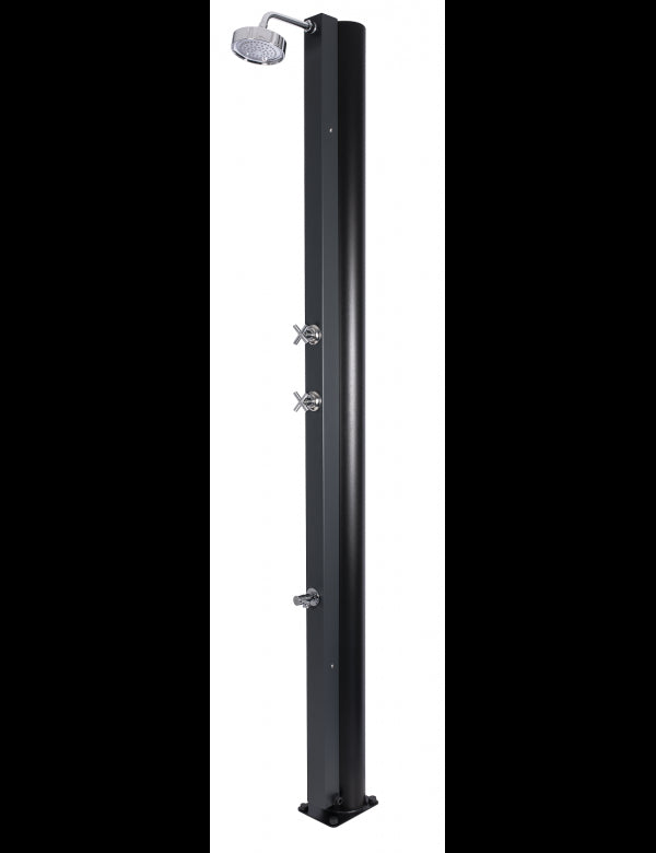 Doccia solare grigia per piscina con risciacquo dei piedi - 30L