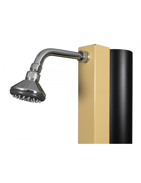 Doccia solare beige per piscina - con risciacquo dei piedi - 30L