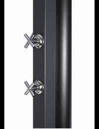 Doccia solare grigia per piscina con risciacquo dei piedi - 30L