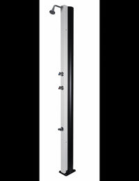 Doccia solare bianca per piscina con risciacquo dei piedi - 30L