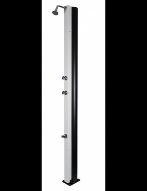 Doccia solare bianca per piscina con risciacquo dei piedi - 30L