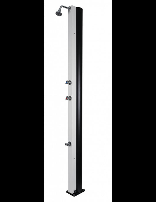 Doccia solare bianca per piscina con risciacquo dei piedi - 30L