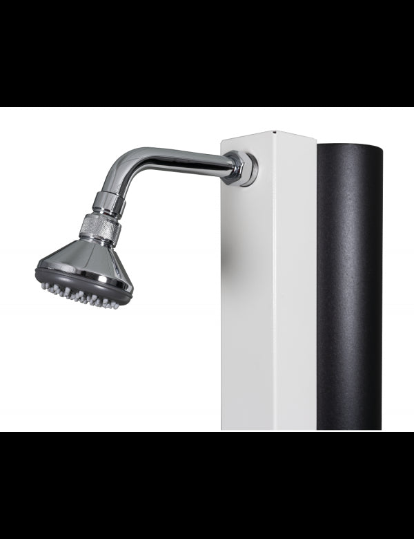 Doccia solare bianca per piscina con risciacquo dei piedi - 30L