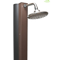 Doccia solare rustica marrone per piscina - 30L