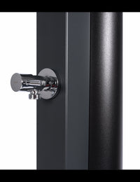 Doccia solare grigia per piscina con risciacquo dei piedi - 30L