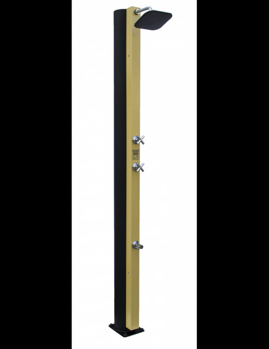 Doccia solare beige per piscina con risciacquo dei piedi - 40L