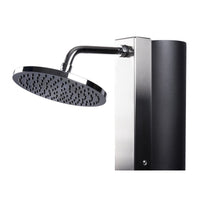 Doccia solare per piscina in acciaio inossidabile con risciacquo dei piedi - 40L