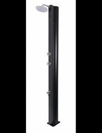 Doccia solare grigia per piscina con risciacquo dei piedi - 40L