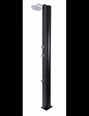 Doccia solare grigia per piscina con risciacquo dei piedi - 40L