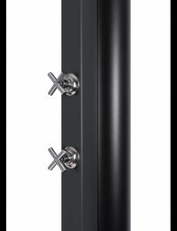 Doccia solare grigia per piscina con risciacquo dei piedi - 40L