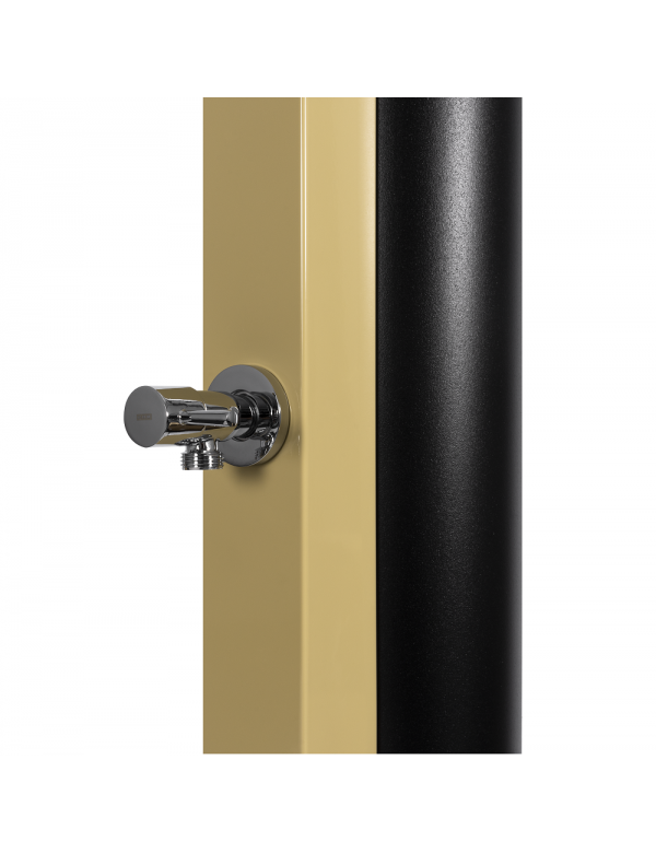 Doccia solare beige per piscina con risciacquo dei piedi - 40L