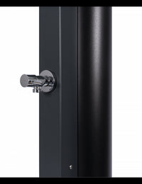 Doccia solare grigia per piscina con risciacquo dei piedi - 40L