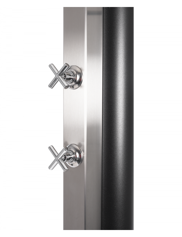 Doccia solare per piscina in acciaio inox - 40L