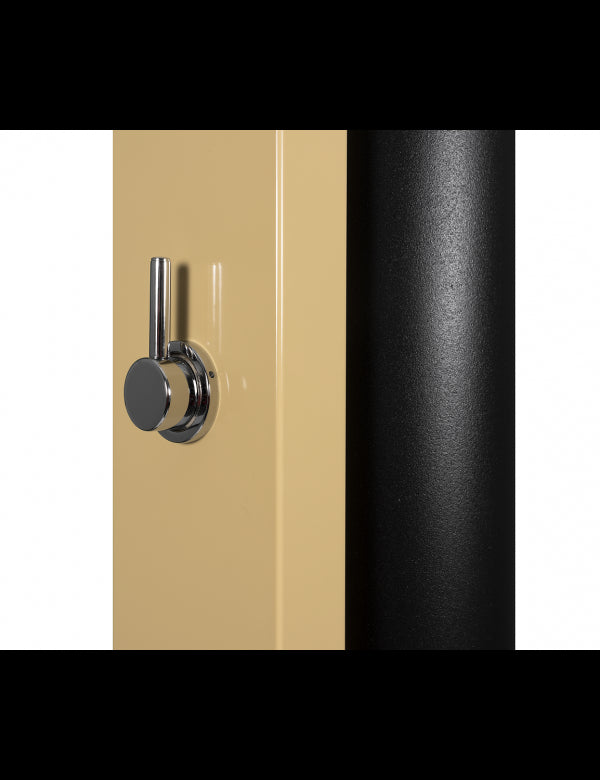 PULSATE Doccia solare beige per piscina con risciacquo dei piedi - 40L