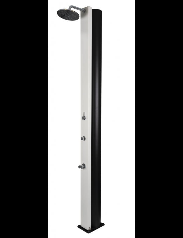 PULSATE Doccia Solare Bianca con Risciacquo Piedi - 40L