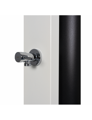 PULSATE Doccia Solare Bianca con Risciacquo Piedi - 40L