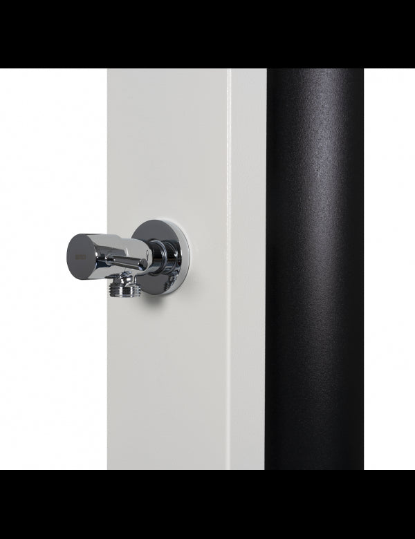 PULSATE Doccia Solare Bianca con Risciacquo Piedi - 40L