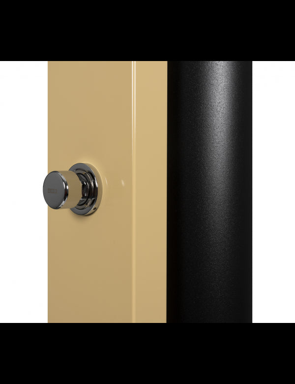 PULSATE Doccia solare beige per piscina con risciacquo dei piedi - 40L