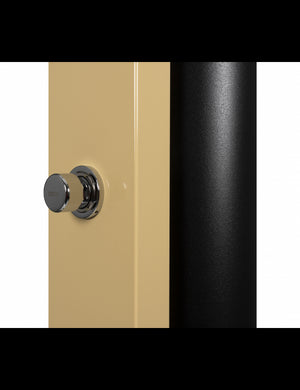 PULSATE Doccia solare beige per piscina con risciacquo dei piedi - 40L