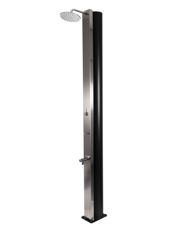 PULSATE in acciaio inox doccia solare per piscina in acciaio inox con piedini temporizzati 40L
