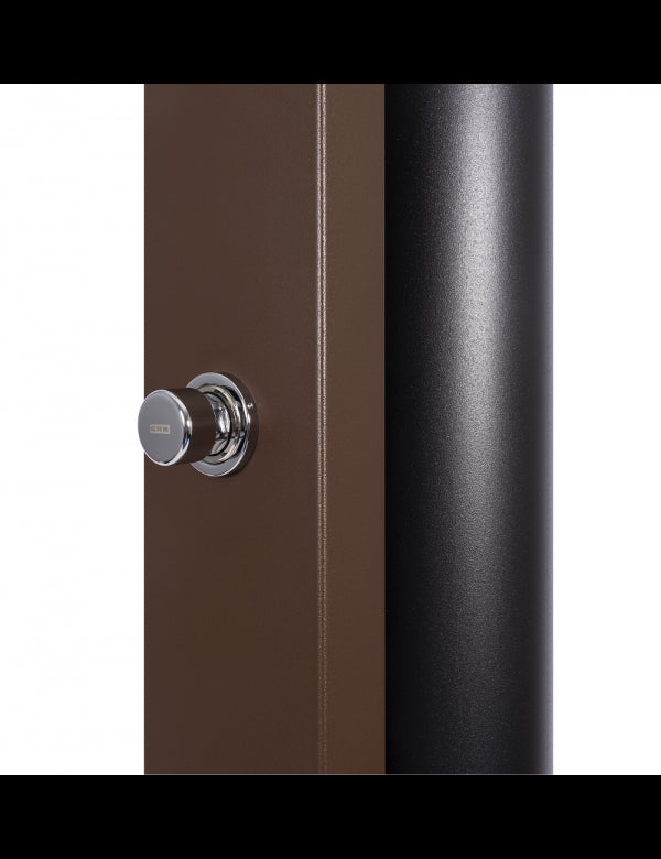 PULSATE Marrone Piscina Solare Doccia Filo Temporizzato Piedi 40L