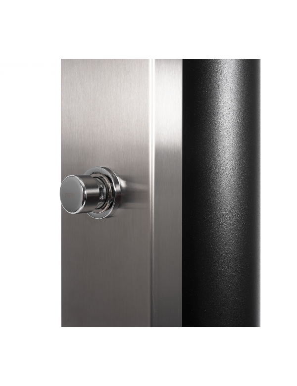 PULSATE in acciaio inox doccia solare per piscina in acciaio inox con piedini temporizzati 40L