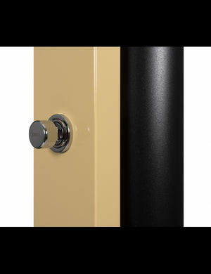 PULSATE Doccia solare per piscina beige con risciacquo dei piedi temporizzato 40L