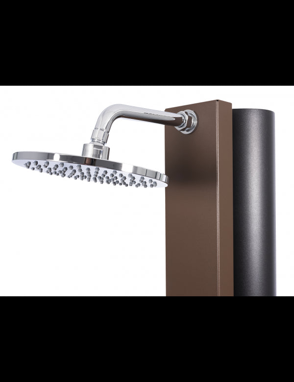 PULSATE Doccia Solare Piscina Marrone Rustico - 40L