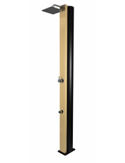 SQUARE Doccia Solare Beige con Risciacquo Piedi - 40L