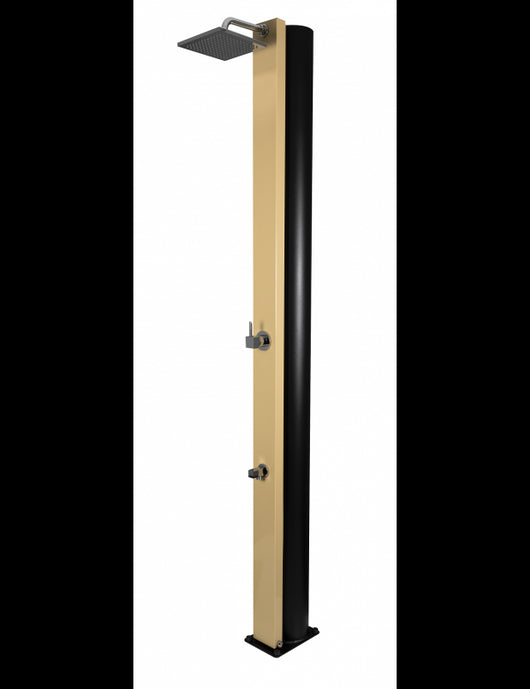 SQUARE Doccia Solare Beige con Risciacquo Piedi - 40L