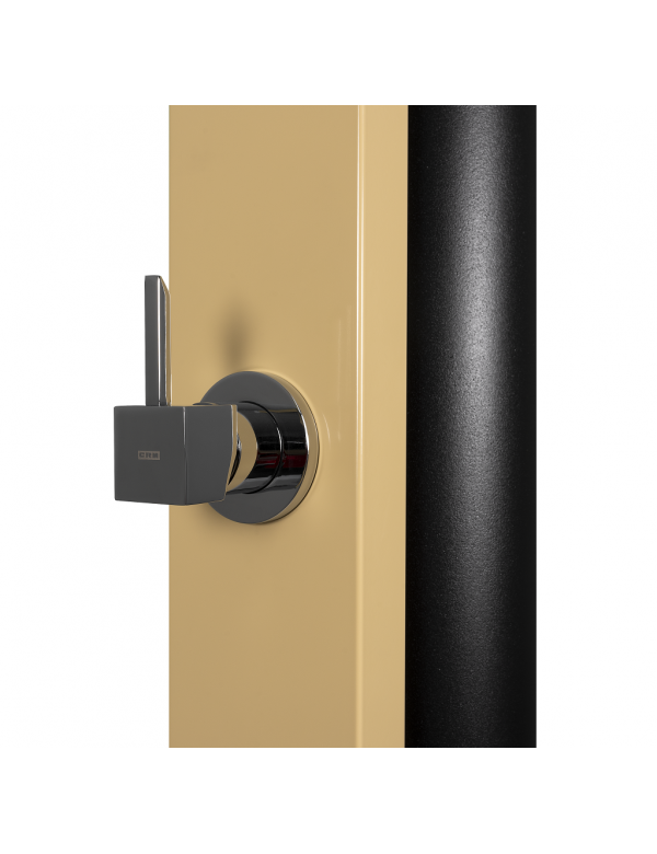 SQUARE Doccia Solare Beige con Risciacquo Piedi - 40L