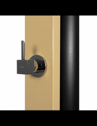 SQUARE Doccia Solare Beige con Risciacquo Piedi - 40L