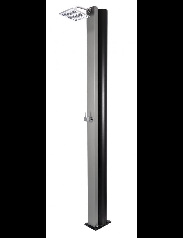 SQUARE Doccia solare per piscina grigia - 40L