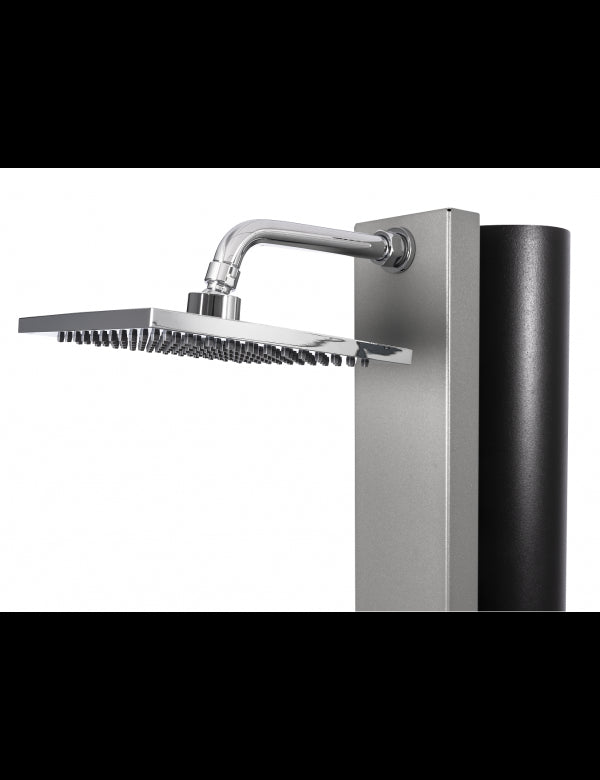SQUARE Doccia solare per piscina grigia - 40L